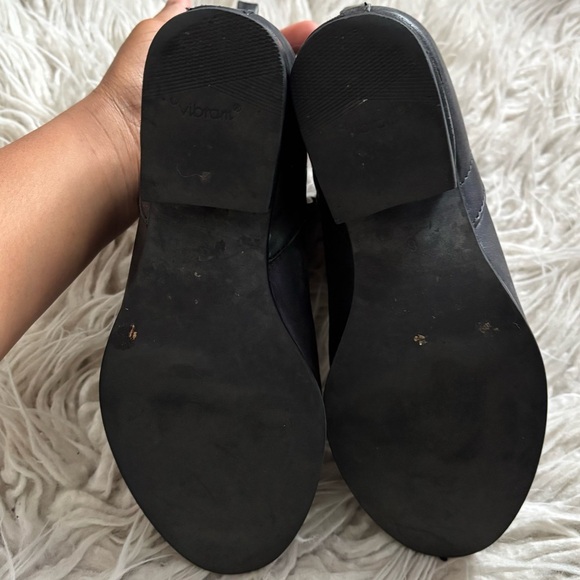 Jeffrey Campbell Oriley Cut Out Black Leather Pull Tabs Ankle Booties Size 6 - Picture 9 of 12